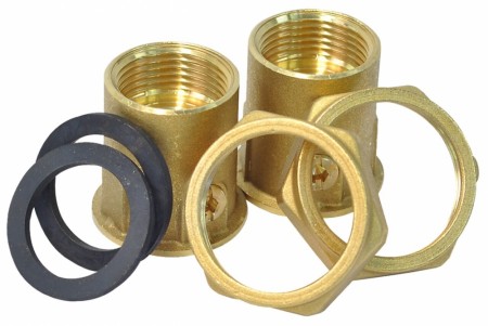 Wilo unionsett med avstengning for sirkulasjons pumper